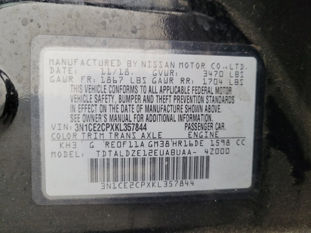 Used 2019 Nissan Versa Note SV image 33