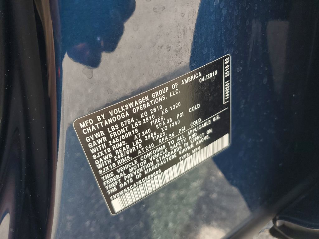 Used 2019 Volkswagen Atlas SE FWD image 26