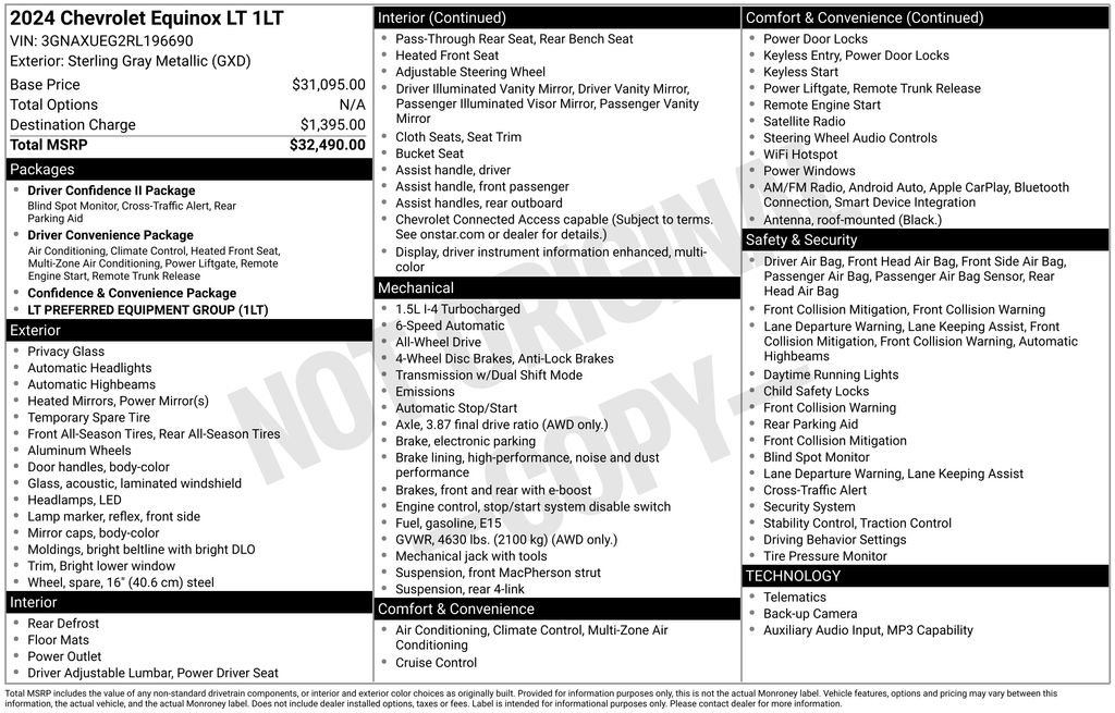 Used 2024 Chevrolet Equinox LT image 9