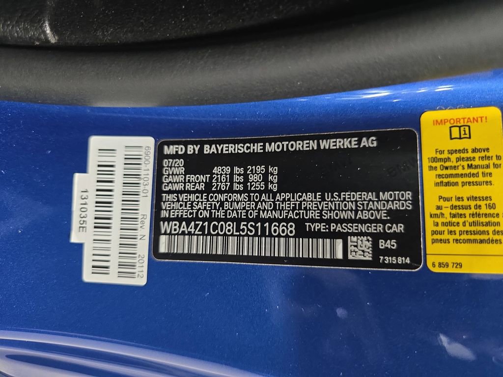 Used 2020 BMW 430i Convertible w/ M Sport Package image 33