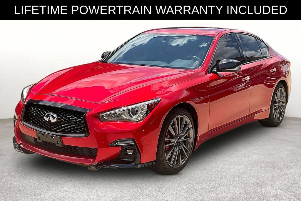 Certified 2024 INFINITI Q50 Red Sport 400 w/ Carbon Fiber Package AWD/4WD image 9
