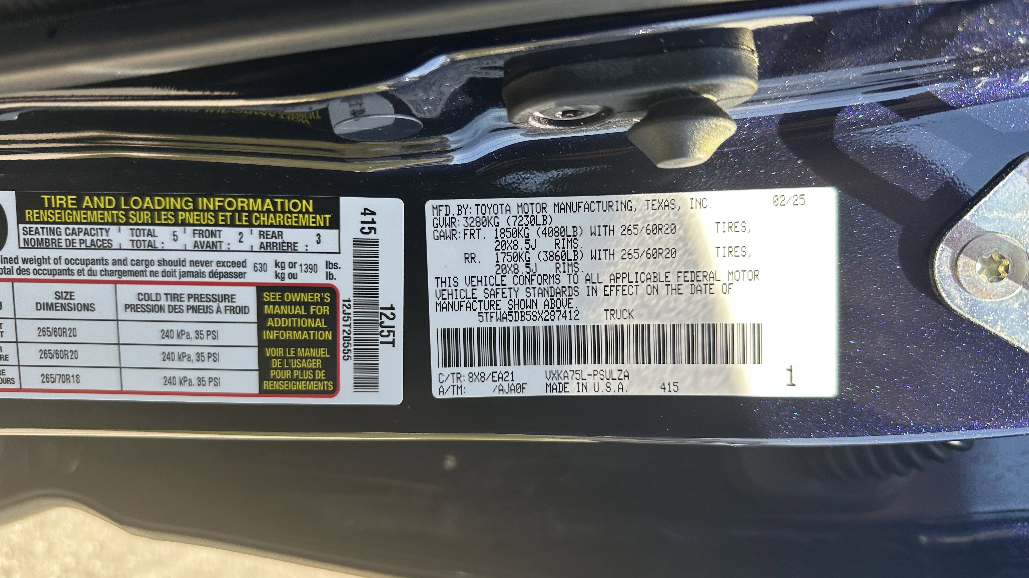 Used 2025 Toyota Tundra Limited w/ TRD Off-Road Package image 34