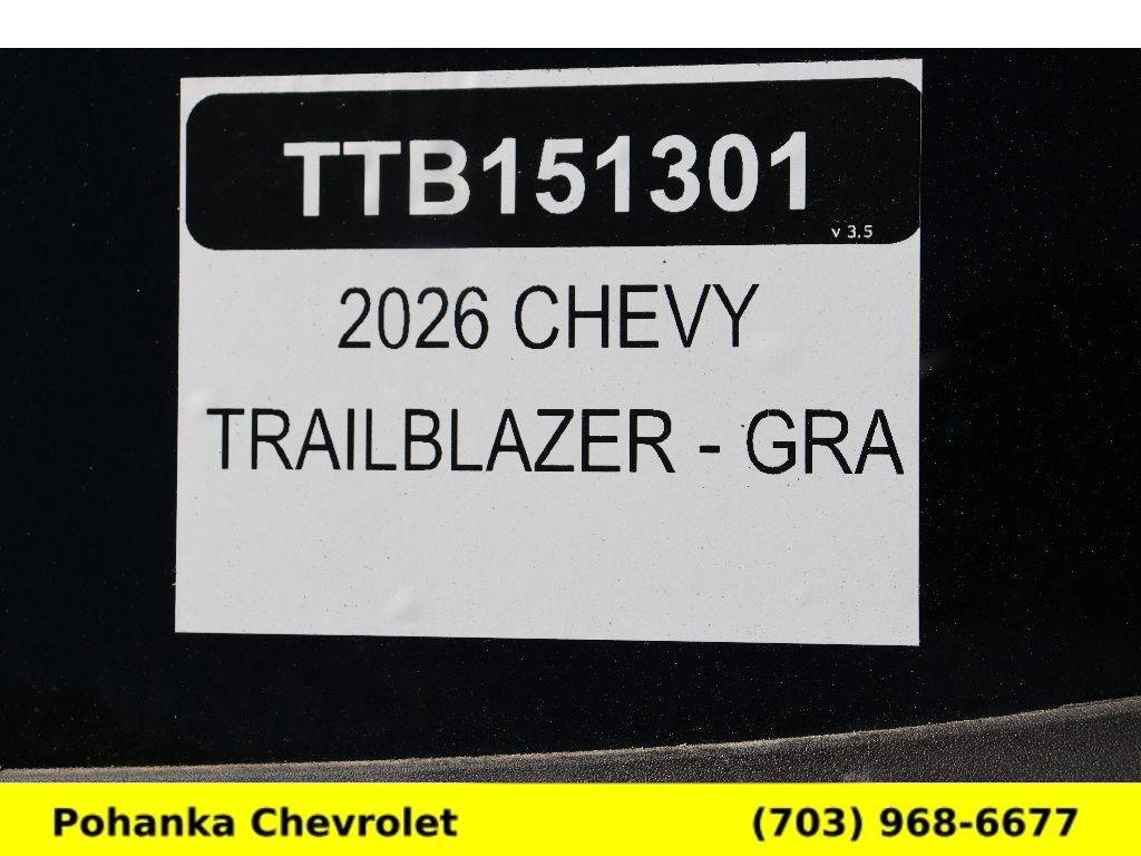 New 2026 Chevrolet TrailBlazer LT w/ Driver Confidence Package image 33