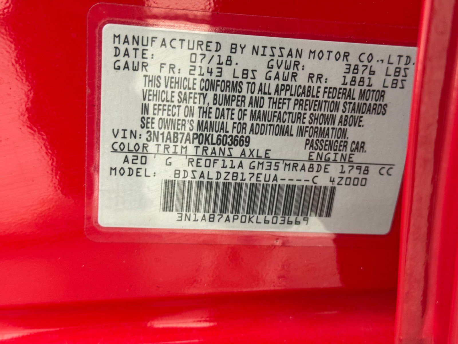 Used 2019 Nissan Sentra SV image 40