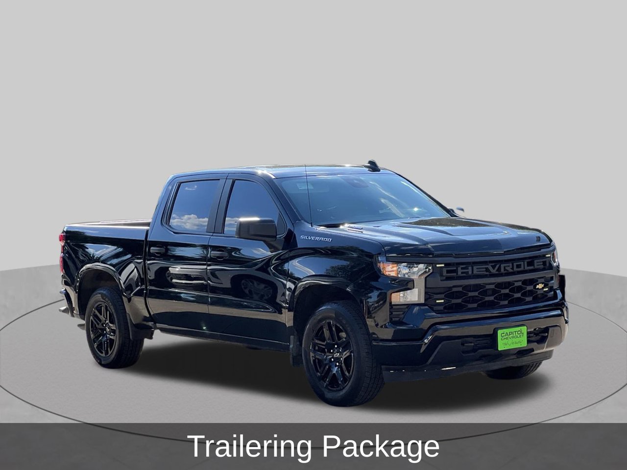 Used 2025 Chevrolet Silverado 1500 Custom w/ LPO, Dark Essentials Package RWD image 7