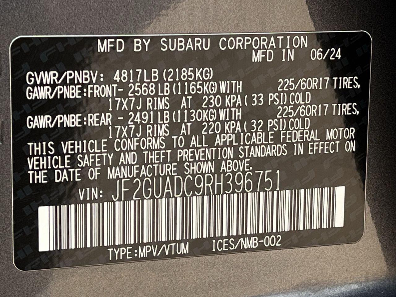 Used 2024 Subaru Crosstrek 2.0i Premium AWD/4WD image 29