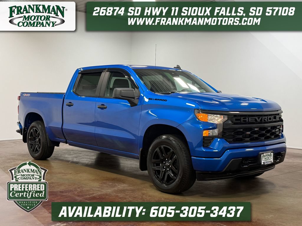 Used 2023 Chevrolet Silverado 1500 Custom w/ LPO, Dark Essentials Package