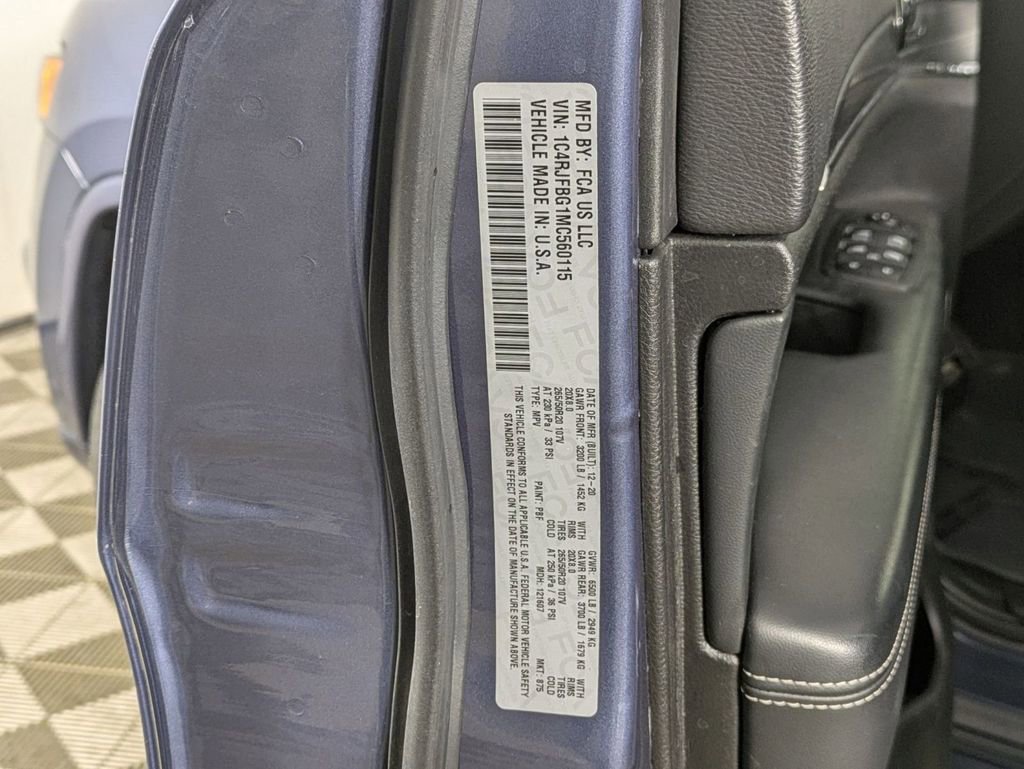 Used 2021 Jeep Grand Cherokee Limited w/ Quick Order Package 28K 80th image 33