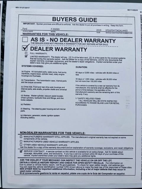 Used 2019 Ford F550 4x4 Regular Cab Super Duty image 34
