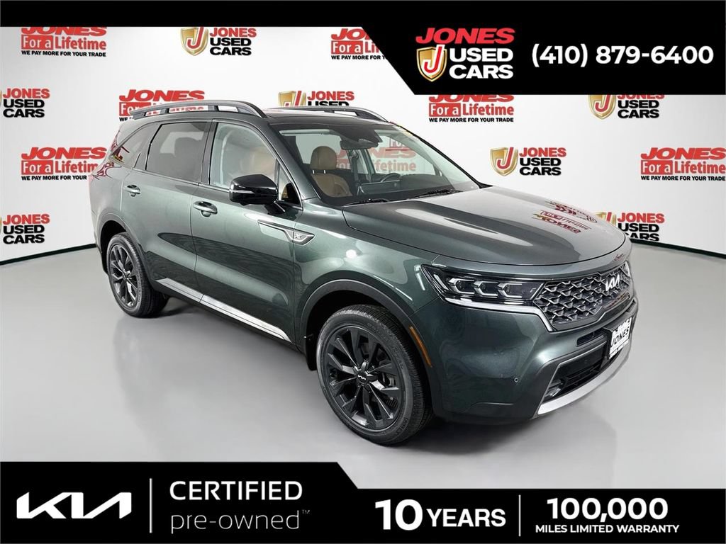 Certified 2022 Kia Sorento SX Prestige w/ Rust Color Package AWD/4WD image 1