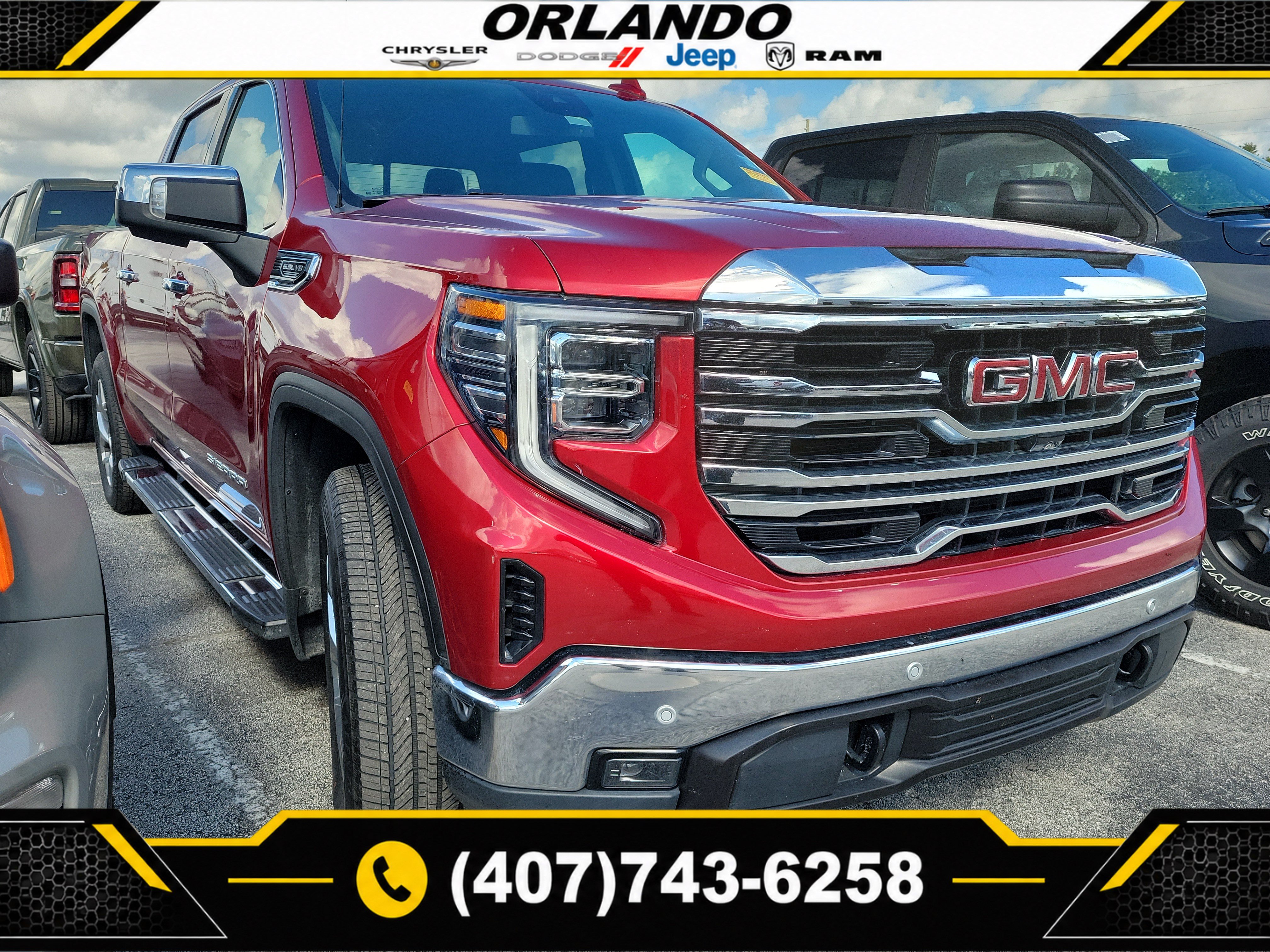 Used 2023 GMC Sierra 1500 SLT w/ SLT Premium Plus Package RWD image 1