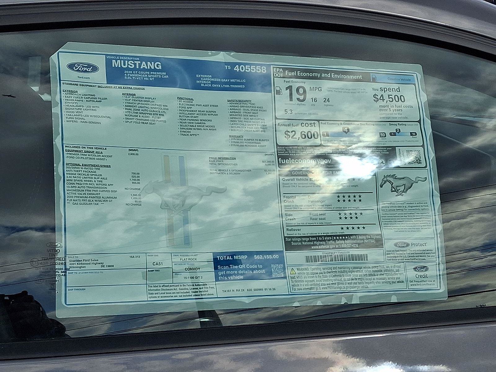 New 2026 Ford Mustang GT Premium RWD image 19