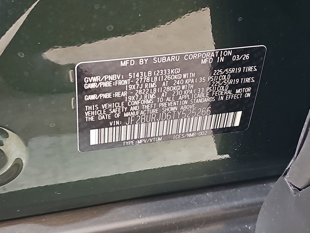 New 2026 Subaru Outback Touring XT AWD/4WD image 36