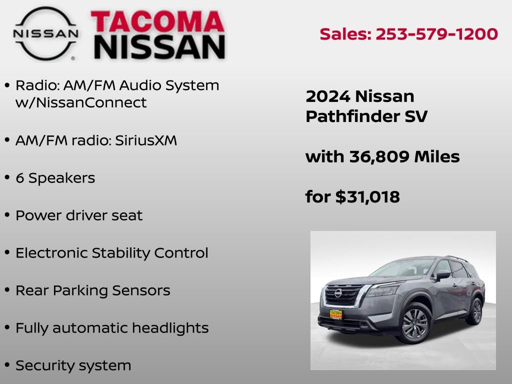 Used 2024 Nissan Pathfinder SV image 6