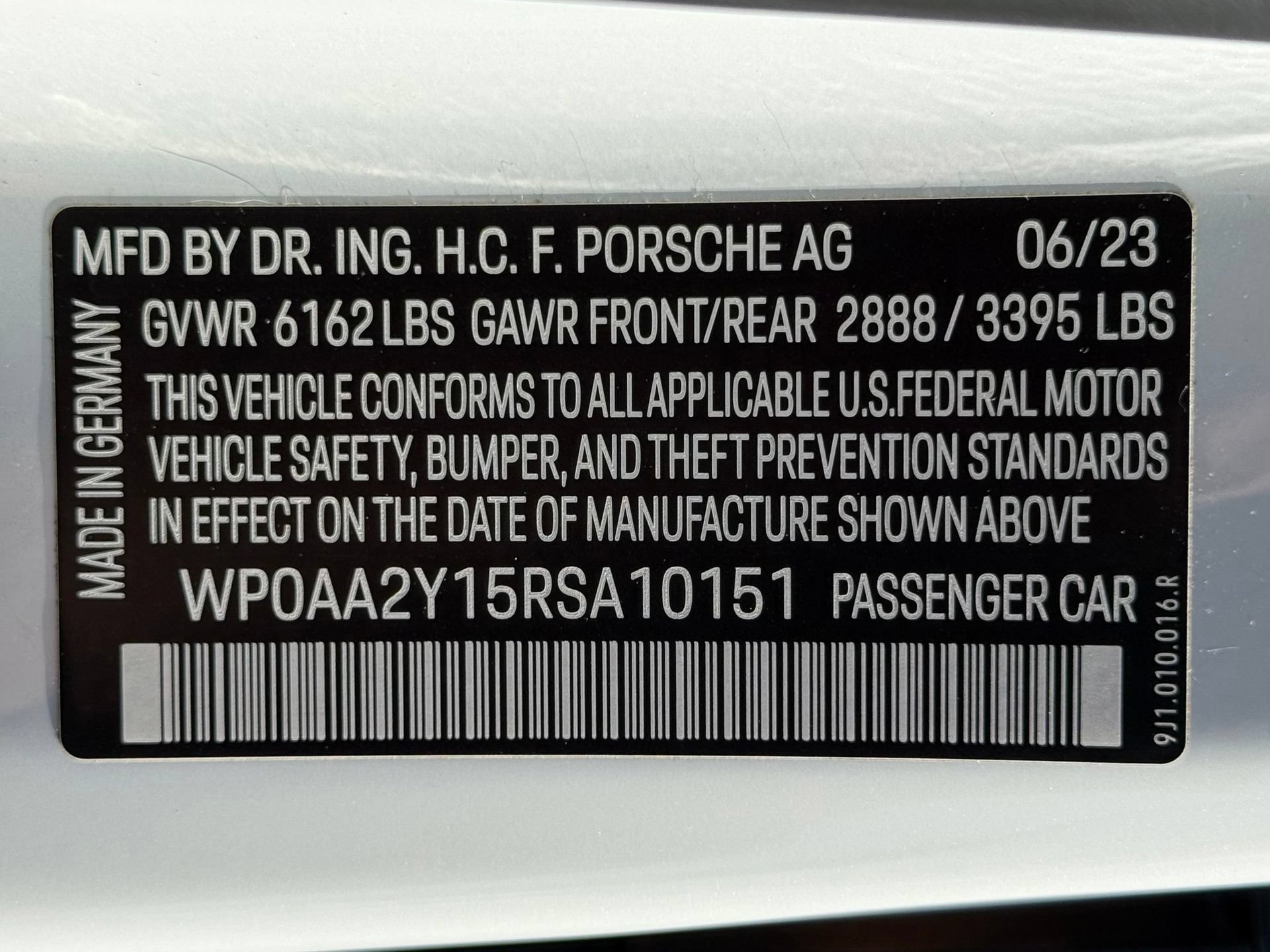 Certified 2024 Porsche Taycan RWD image 38