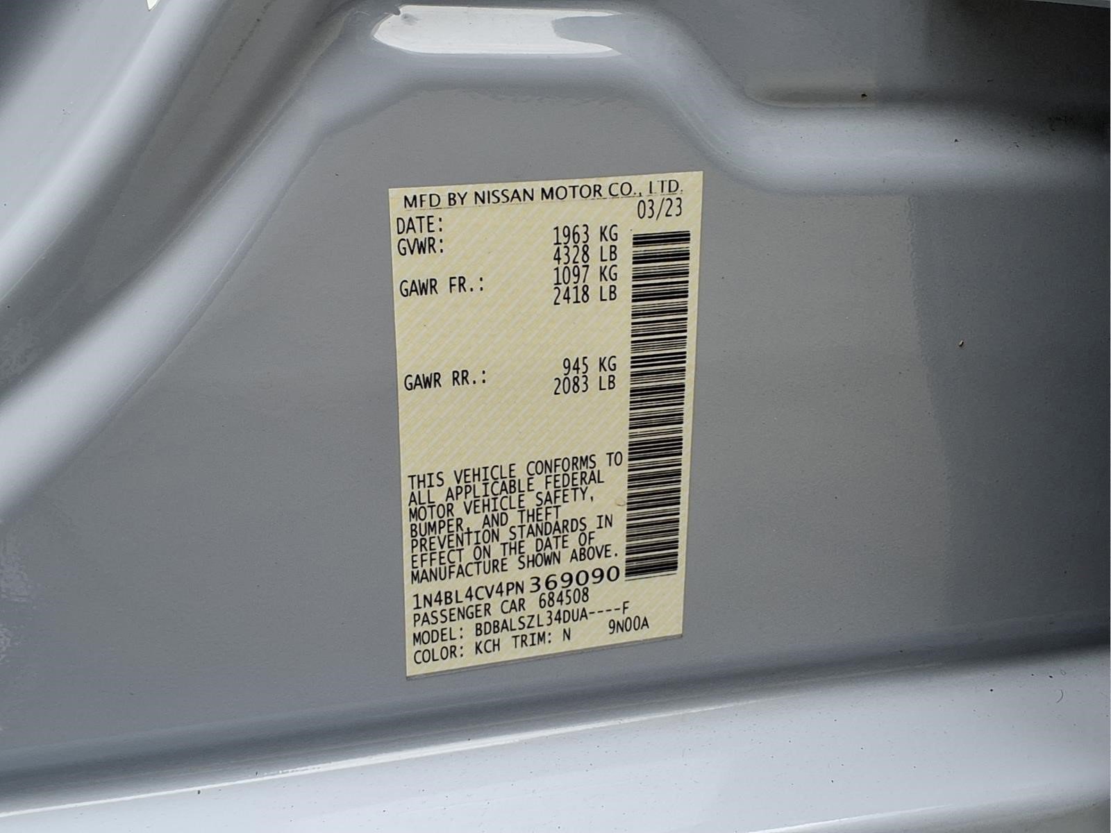 Certified 2023 Nissan Altima 2.5 SR image 27