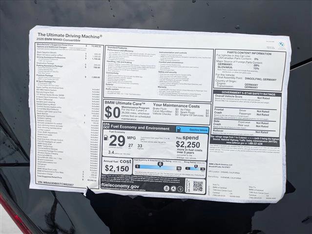 New 2026 BMW M440i Convertible image 18