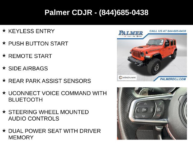 Certified 2023 Jeep Wrangler Unlimited Rubicon 392 w/ Trailer Tow Package AWD/4WD image 18