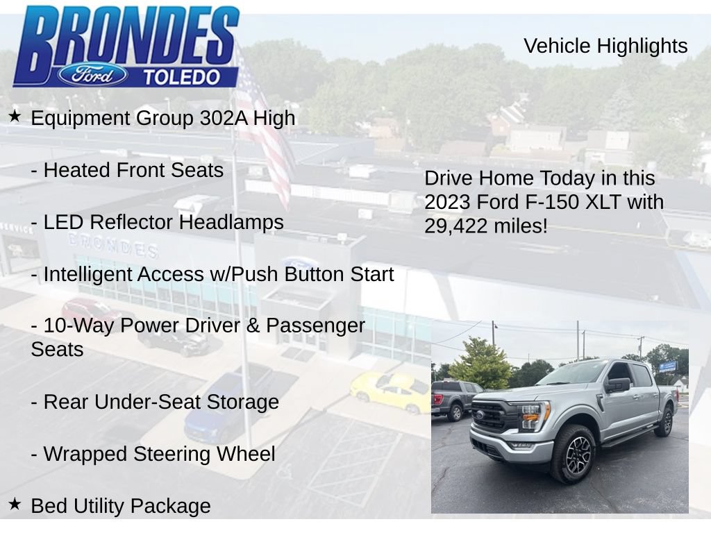 Used 2023 Ford F150 XLT w/ Equipment Group 302A High AWD/4WD image 17