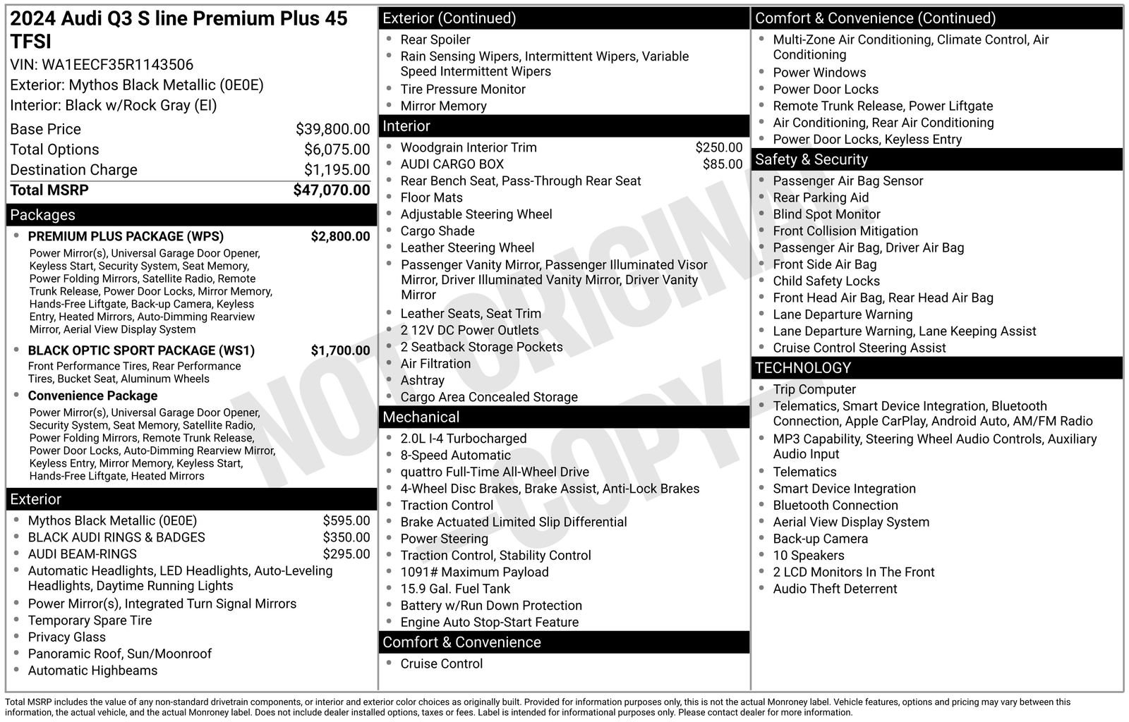 Certified 2024 Audi Q3 2.0T Premium Plus w/ Premium Plus Package AWD/4WD image 33