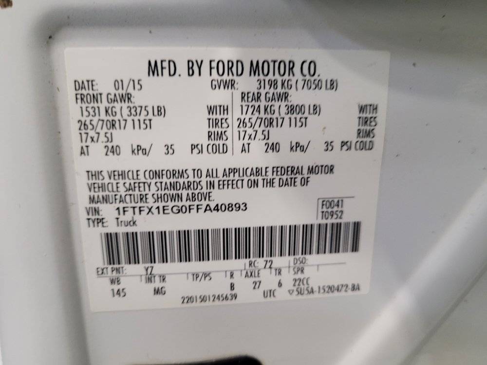 Used 2015 Ford F150 XLT AWD/4WD image 33