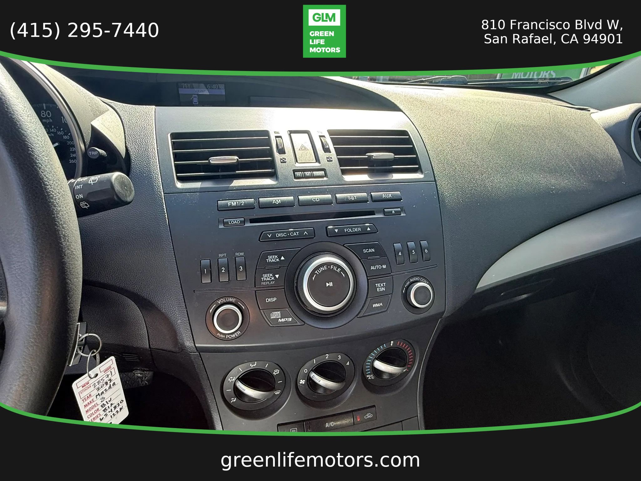 Used 2012 MAZDA MAZDA3 i Touring FWD image 21