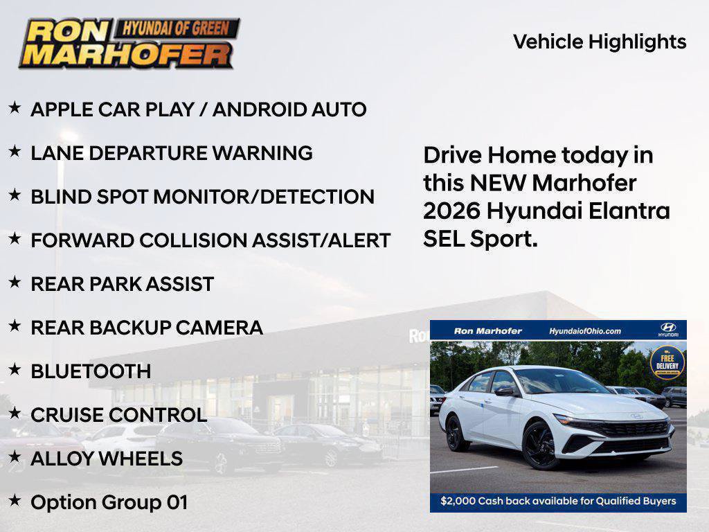New 2026 Hyundai Elantra Sport FWD image 31