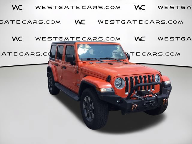 Used 2018 Jeep Wrangler Unlimited Sahara w/ Cold Weather Group AWD/4WD image 1