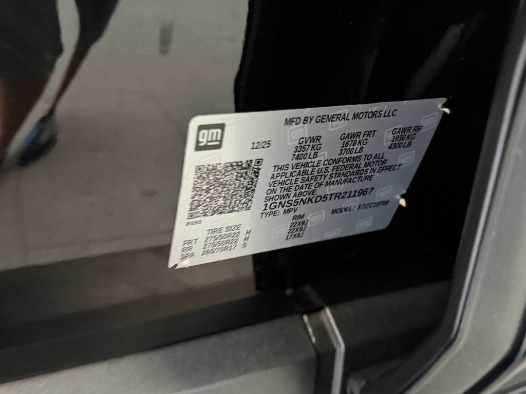 Certified 2026 Chevrolet Tahoe LT RWD image 16