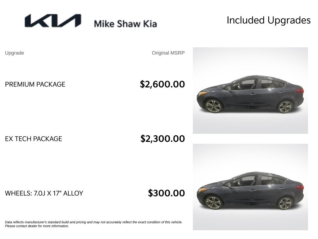 Used 2014 Kia Forte EX w/ Premium Package FWD image 4