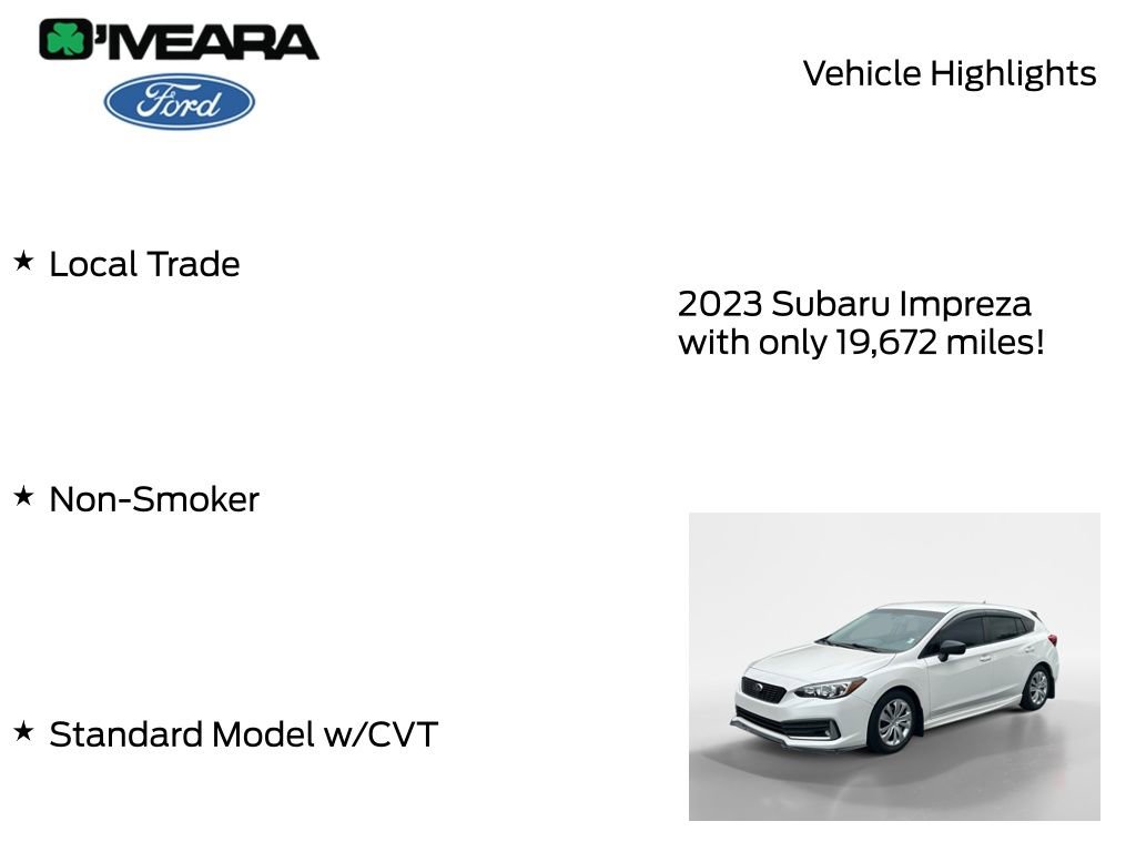 Used 2023 Subaru Impreza 2.0i AWD/4WD image 7