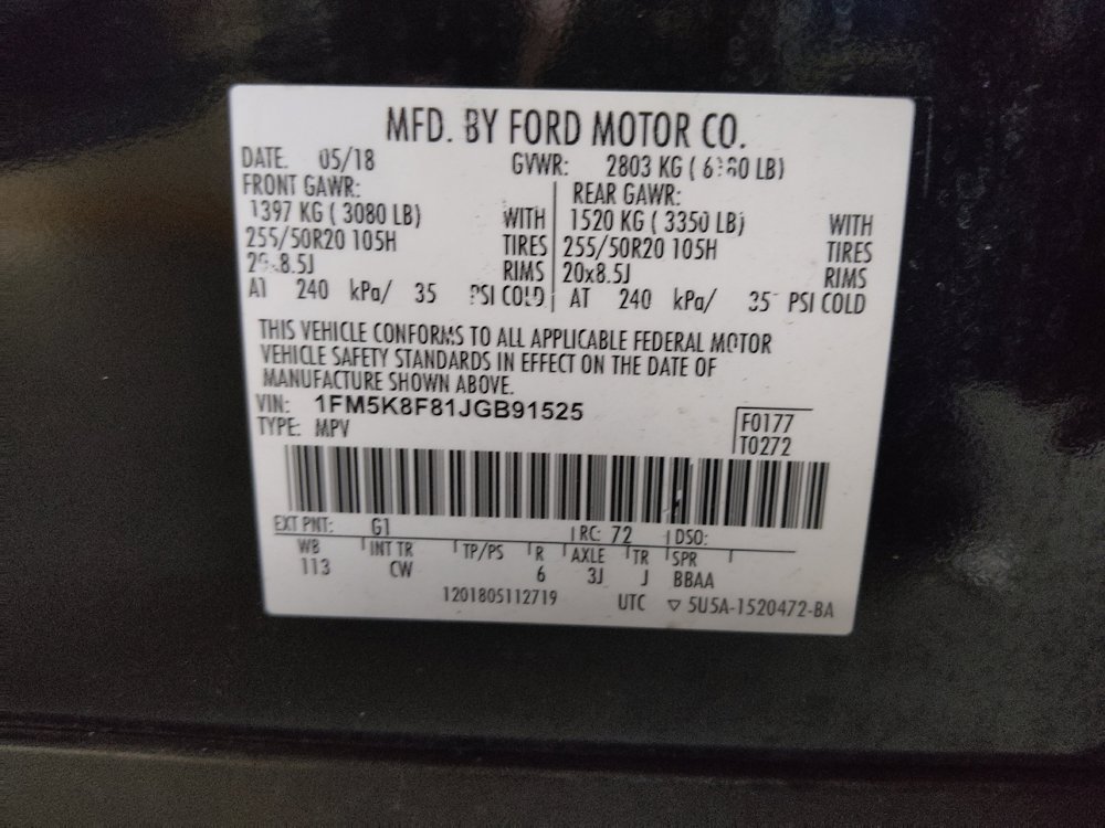 Used 2018 Ford Explorer Limited AWD/4WD image 33