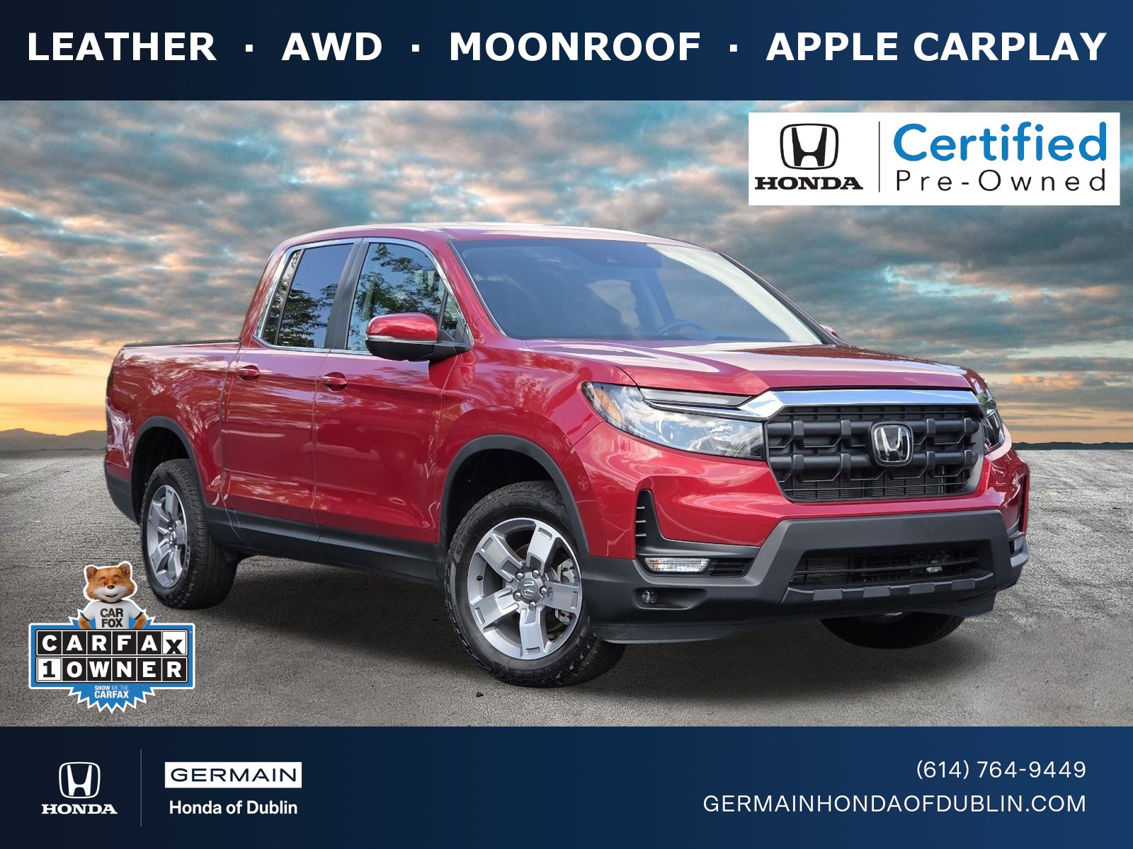 Certified 2026 Honda Ridgeline RTL image 1