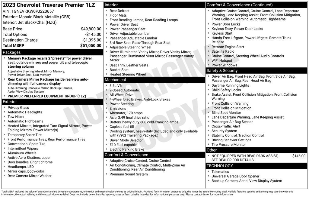 Certified 2023 Chevrolet Traverse Premier image 6