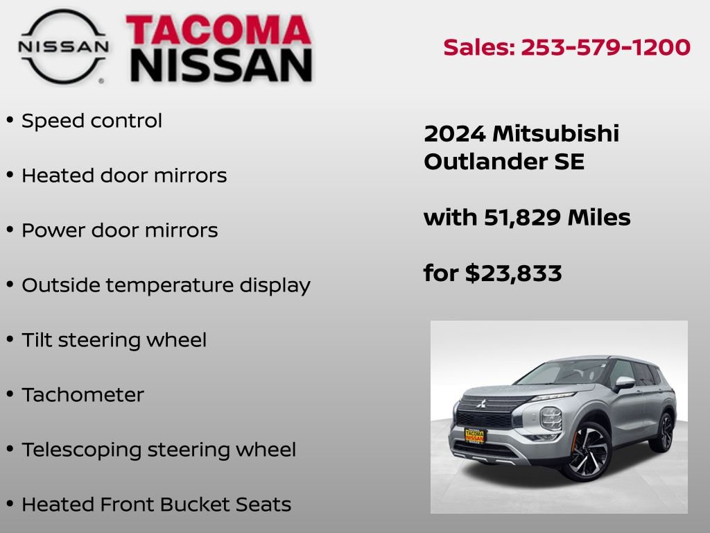 Used 2024 Mitsubishi Outlander SE image 12