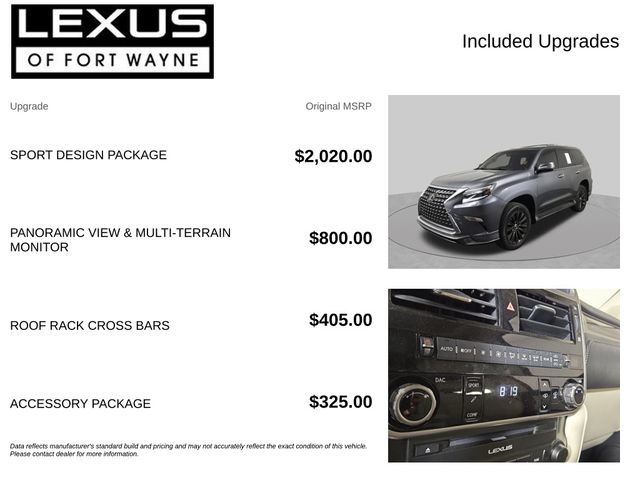 Certified 2023 Lexus GX 460 Luxury w/ Sport Design Package AWD/4WD image 4