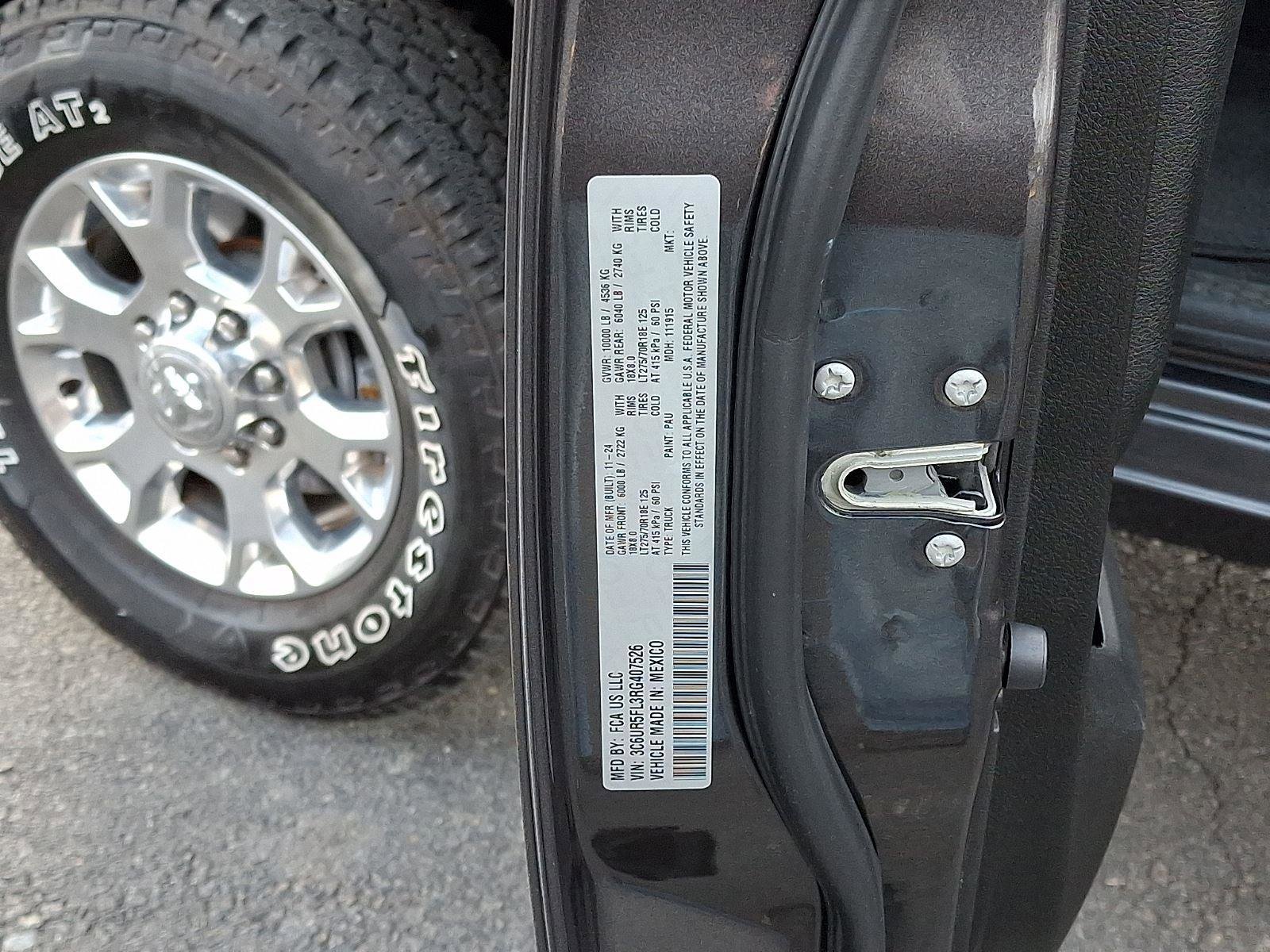 Used 2024 RAM 2500 Laramie w/ Safety Group image 26