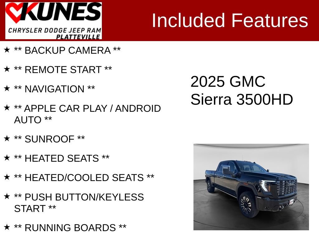 Used 2025 GMC Sierra 3500 Denali Ultimate AWD/4WD image 2