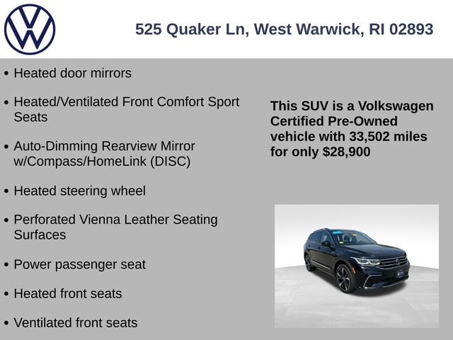 Used 2023 Volkswagen Tiguan SEL R-Line AWD/4WD image 19