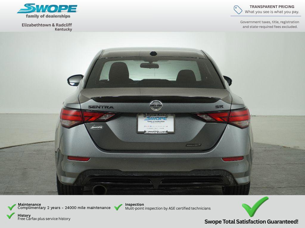 Certified 2023 Nissan Sentra SR w/ Midnight Edition Package FWD image 5