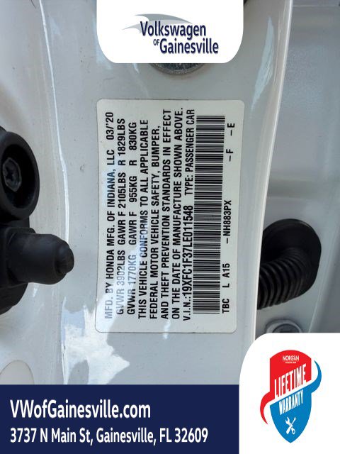Used 2020 Honda Civic EX image 27