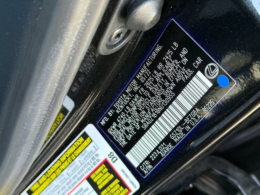 Used 2022 Lexus ES 350 w/ Premium Package FWD image 29