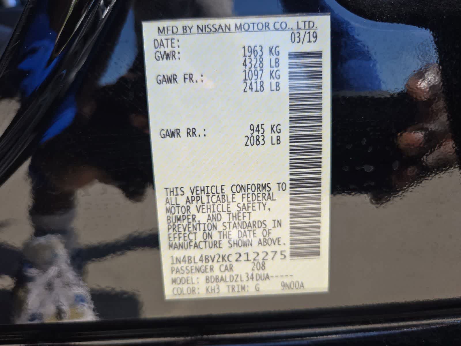 Used 2019 Nissan Altima 2.5 S FWD image 32