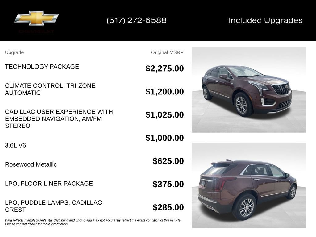 Used 2022 Cadillac XT5 Premium Luxury w/ Technology Package AWD/4WD image 5