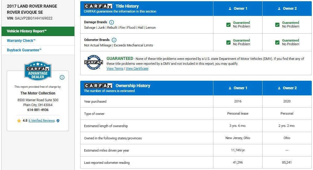 Used 2017 Land Rover Range Rover Evoque SE image 7