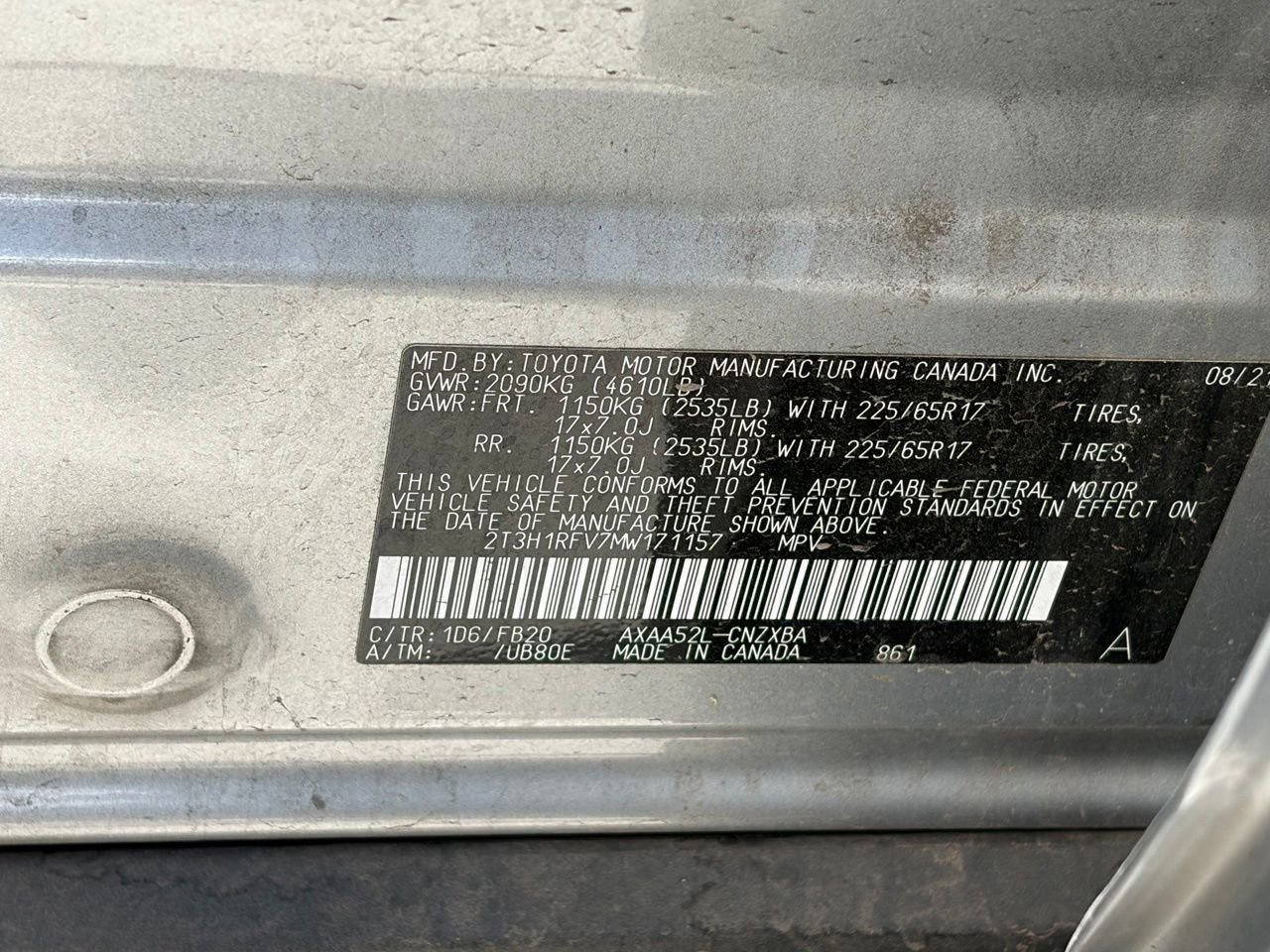 Used 2021 Toyota RAV4 LE w/ Carpet Mat Package (TMS) FWD image 13