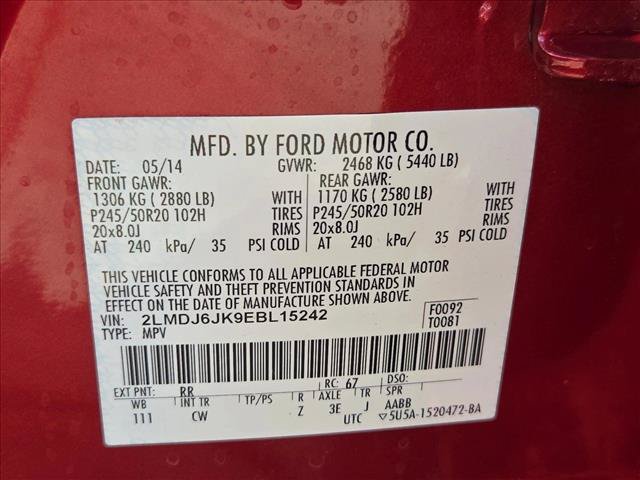 Used 2014 Lincoln MKX FWD w/ Equipment Group 102A image 23