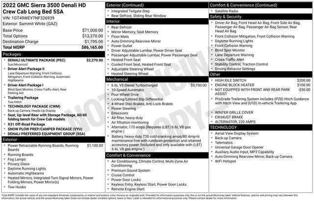 Used 2022 GMC Sierra 3500 Denali w/ Denali Ultimate Package image 27