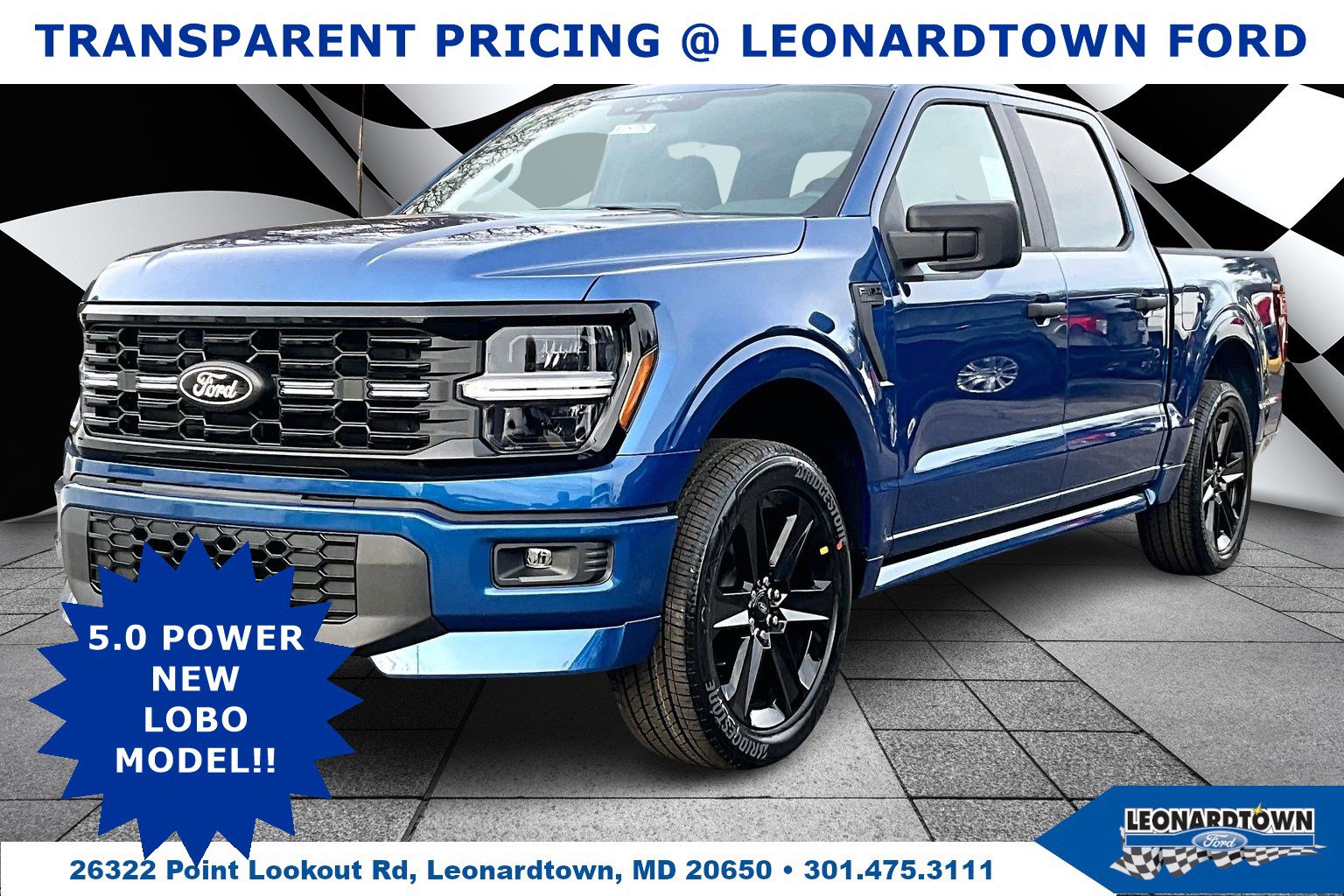 New 2025 Ford F150 STX w/ LOBO Package