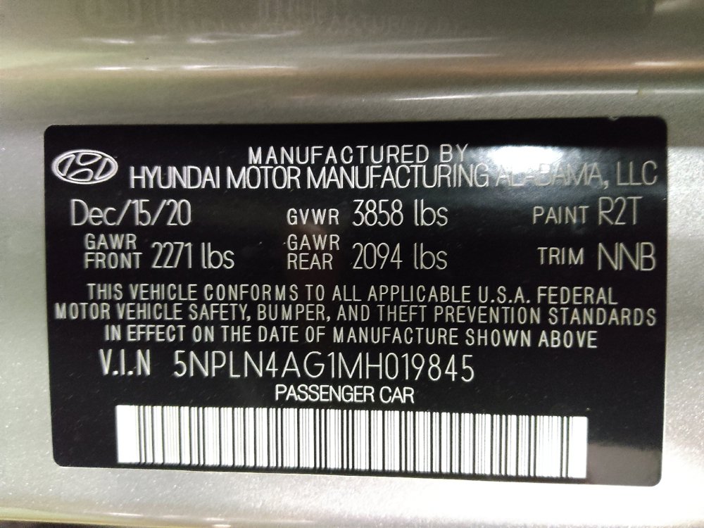 Used 2021 Hyundai Elantra SEL w/ Convenience + Premium Package FWD image 33